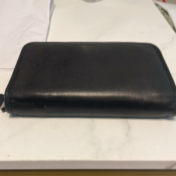 Vintage Coach leather - Zip card holder Wallet, Travel Organizer, Planner - Picture 13 of 14